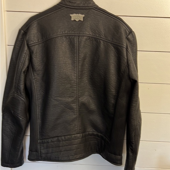 Men’s affliction Leather jacket - Picture 2 of 9